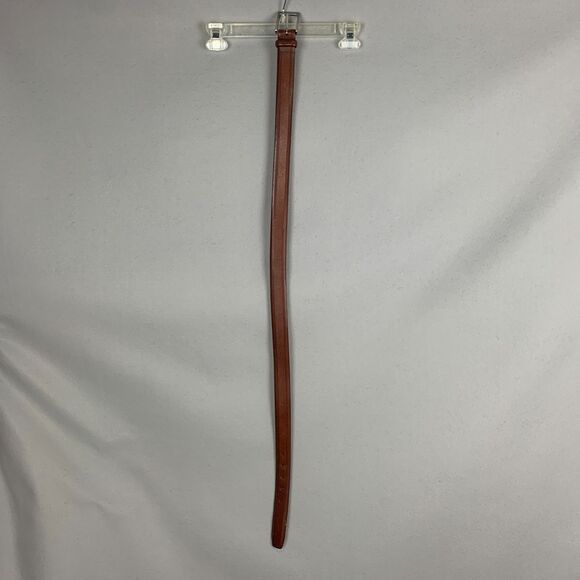 Daniel Crémieux Full Grain Brown Leather Belt Size 36 Classic Dress Accessory - Picture 2 of 8